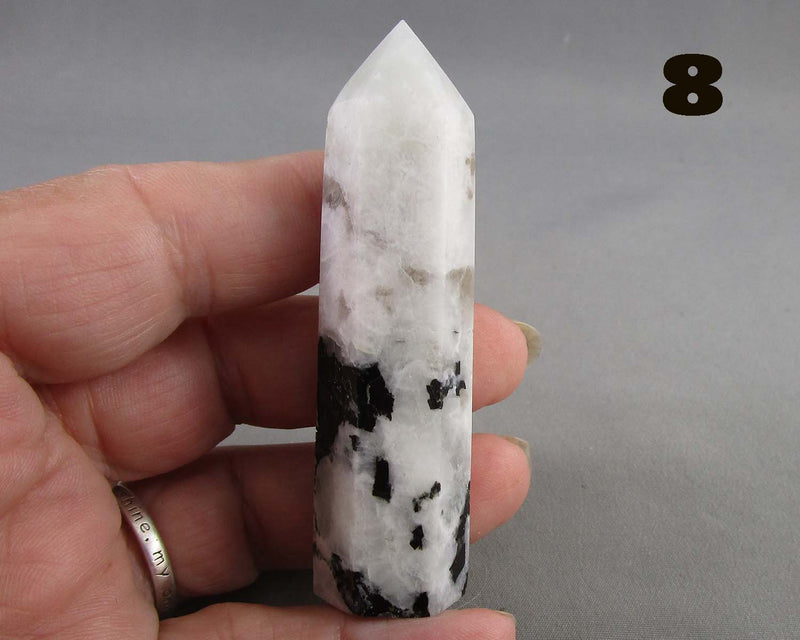 You Choose!  Rainbow Moonstone Standing Points