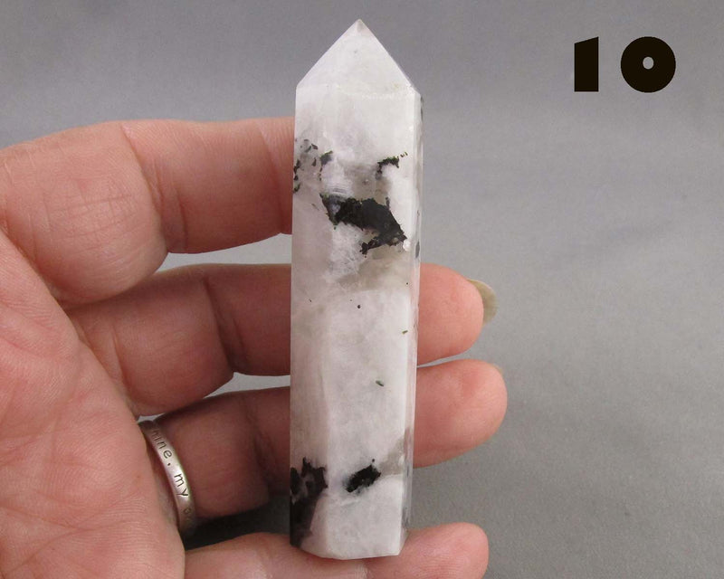 You Choose!  Rainbow Moonstone Standing Points