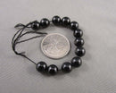Black Tourmaline Bead Strand Round Various Sizes