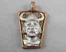 Copper Viking Pendant (Vintage) H085-1