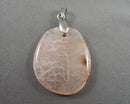 Crackle Quartz Gemstone Pendant H085-7