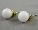Quartz Gemstone Earrings (Vintage) H085-9