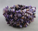 RARE!  Charoite Gemstone Bracelet (Vintage) H085-11