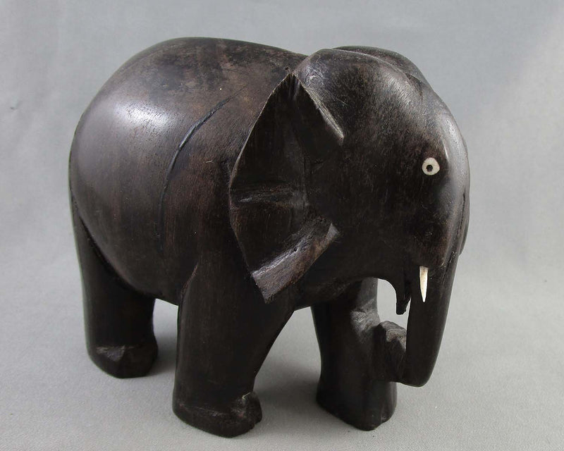 Wooden Elephant Statue 1pc Vintage