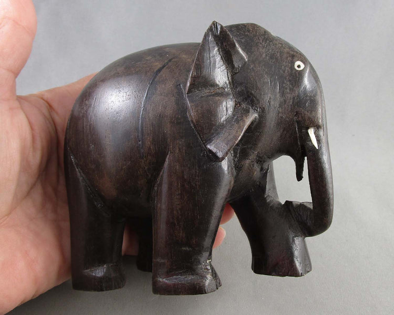 Wooden Elephant Statue 1pc Vintage