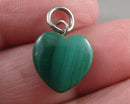Malachite Gemstone Pendant (Vintage) H085-21