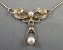 Pearl Necklace 14KGF (Vintage) H085-24