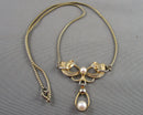 Pearl Necklace 14KGF (Vintage) H085-24