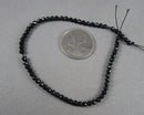 Black Onyx Faceted Beads 3mm C761