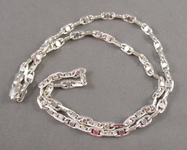 3.7mm Mariner Chain Sterling Silver 925 (Vintage) H065-22