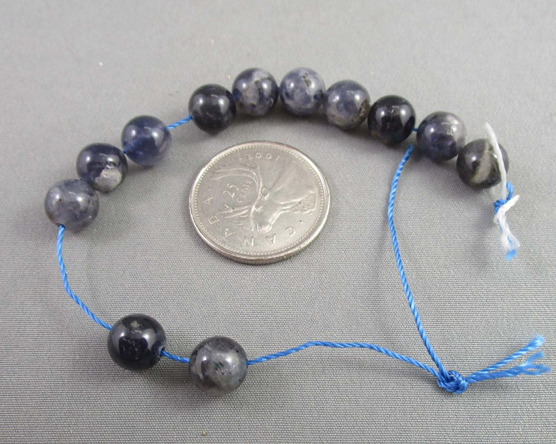 Iolite Beads Round (Various Sizes)