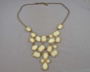 Vintage Gold Tone Statement Necklace H066-10