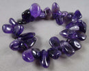Amethyst Gemstone Bracelet (Vintage) H088-1