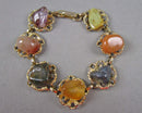 Mixed Gemstone Bracelet (Vintage) H088-3