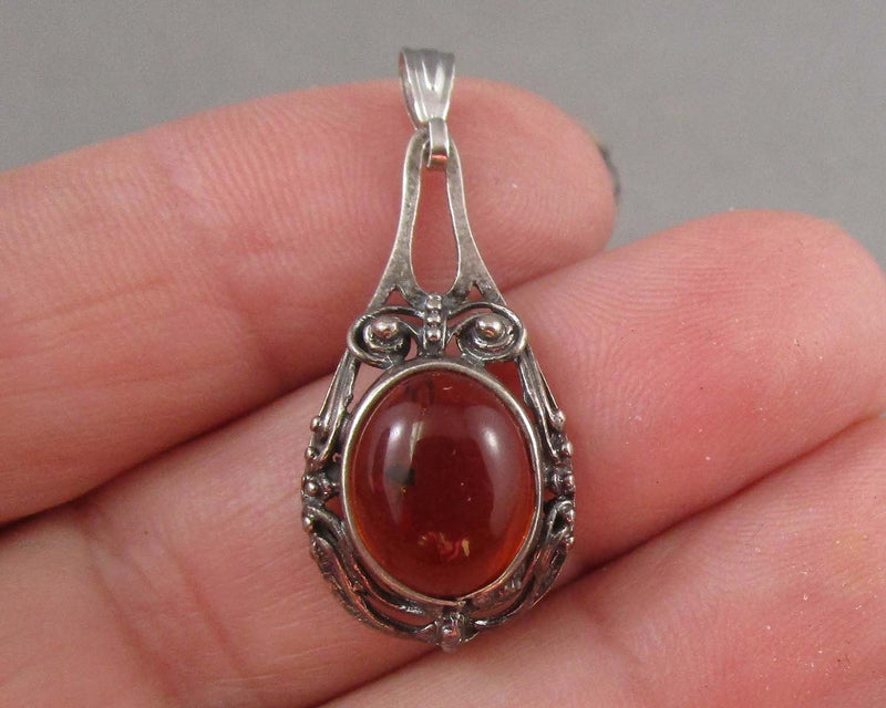 Amber Pendant Vintage H066-14