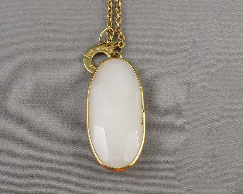Quartz Crystal Necklace H066-16 (Vintage)
