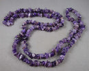 Amethyst Gemstone Necklace Vintage H088-10