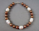 Pearl Gemstone Bracelet 925 Sterling Silver (Vintage) H088-18