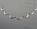 Forstner Crescent Moon Necklace 925 Sterling Silver (Vintage) H090-25