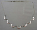 Forstner Crescent Moon Necklace 925 Sterling Silver (Vintage) H090-25