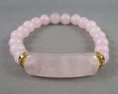 Rose Quartz Crystal Bracelet 1pc H068-19