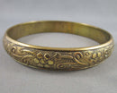 Brass Bangle (Vintage) H093-7