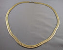 8.5mm Quality Gold Tone Chain Necklace (Vintage) H093-8