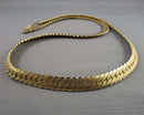 8.5mm Quality Gold Tone Chain Necklace (Vintage) H093-8