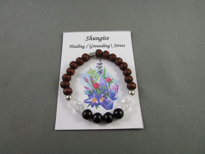 Shungite Stone Protection Bracelet 1pc J159