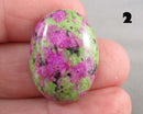 You Choose!  Ruby Zoisite Gemstone Cabochons