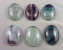 You Choose!  Rainbow Fluorite Gemstone Cabochons