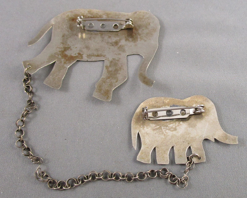 Elephants Brooch H076-1