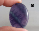 You Choose!  Rainbow Fluorite Gemstone Cabochons