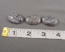 Grey Crazy Lace Agate Gemstone Cabochon 1pc 30x22mm Z073
