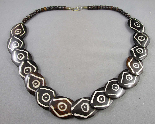 Bone Necklace 1pc (Vintage) H076-8