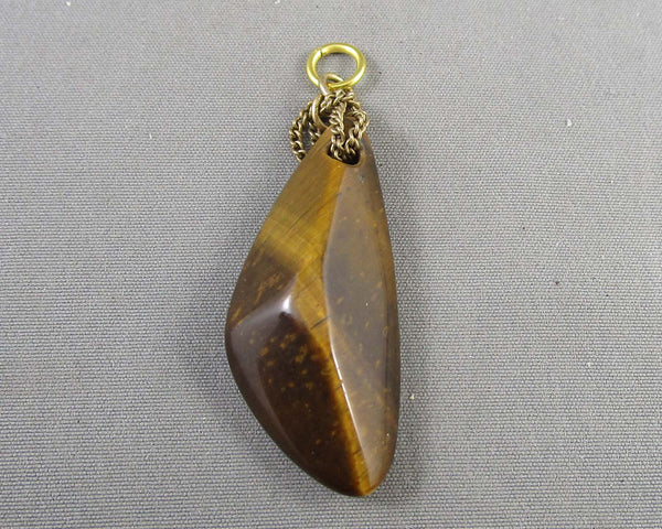 Tiger Eye Gemstone Pendant H076-13