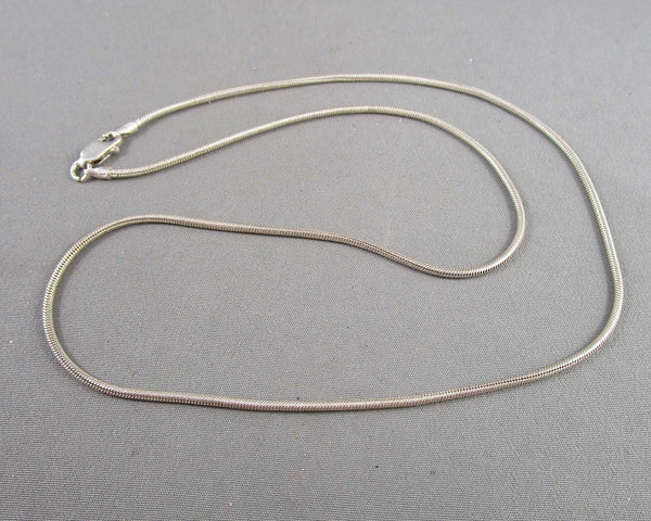 1.4mm Snake Chain Sterling Silver 925 (Vintage) H076-18