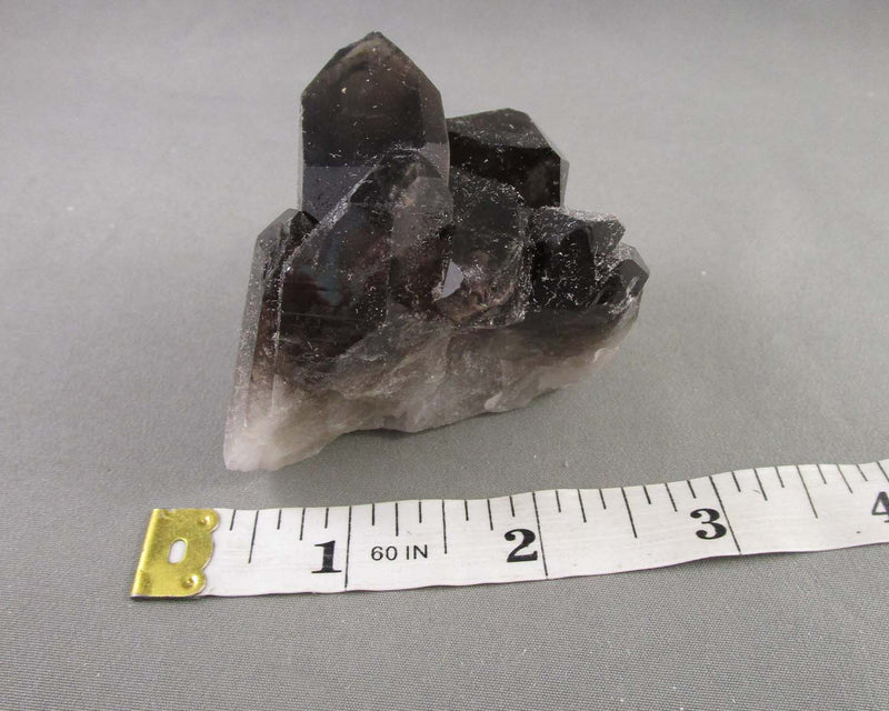 Black Quartz Crystal Cluster 1pc B082-2