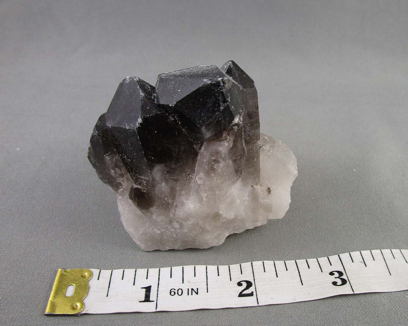 Black Quartz Crystal Cluster 1pc B082-3