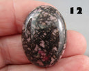 You Choose!  Rhodonite Gemstone Cabochons