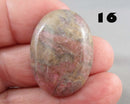 You Choose!  Rhodonite Gemstone Cabochons
