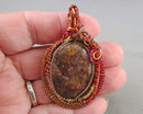 Pietersite Gemstone Pendant (Vintage) H093-16
