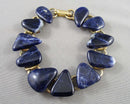 Sodalite Gemstone Bracelet (Vintage) H093-18