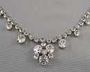 Beautiful Rhinestone Necklace (Vintage) H093-20