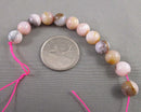 Pink Opal Beads Round (Various Sizes)