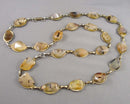 Dendritic Agate Gemstone Necklace (Vintage) H093-22