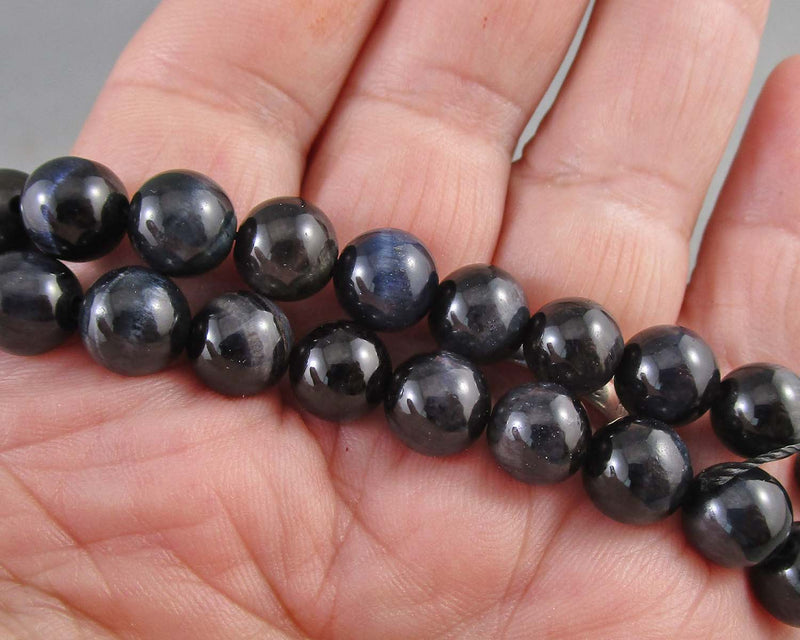 Premium Blue Tiger Eye (Hawk's Eye) Beads Various Sizes