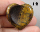 You Choose!  Gemstone Heart Worry Stones