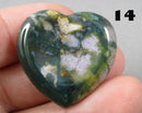 You Choose!  Gemstone Heart Worry Stones