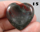 You Choose!  Gemstone Heart Worry Stones